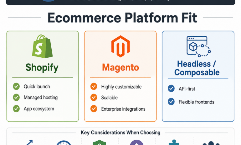 Comparing ecommerce platforms in 2026