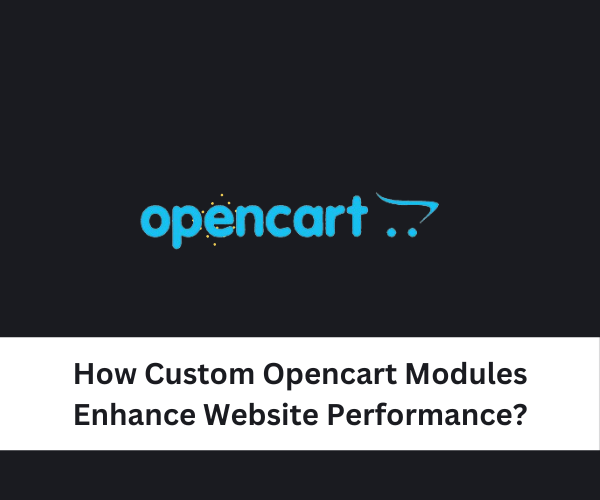 How Custom Opencart Modules Enhance Website Performance?