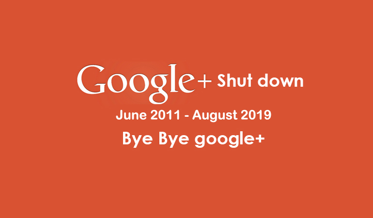 Google+ Saying Bye Bye