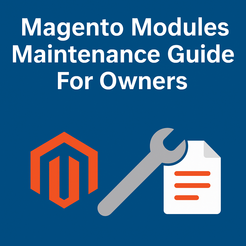 Magento Modules Maintenance Guide For Owners