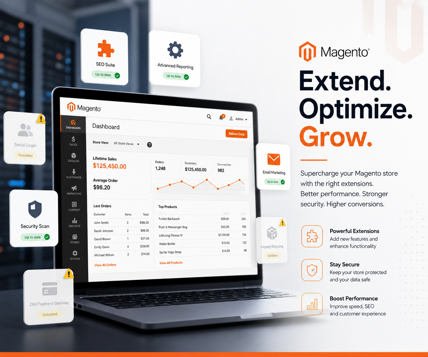 Magento extensions optimization